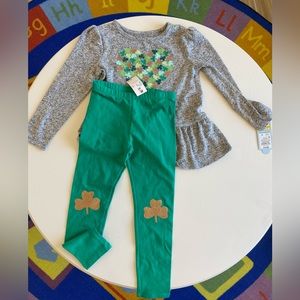 Girls Cat & Jack St. Patrick’s Day Set